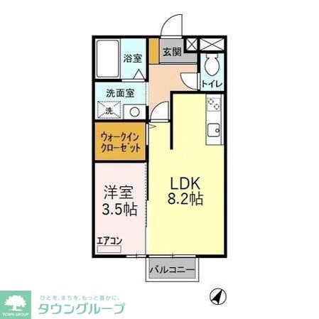 コーポジュネスの物件間取画像